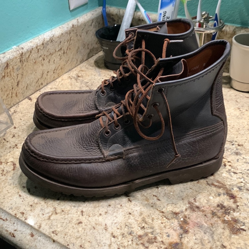 Vintage Russell Moccasin boots size 10.5